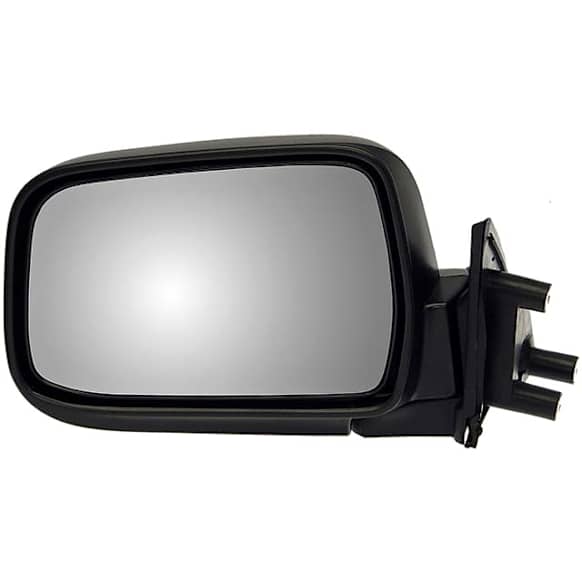 955-481 Driver Side Mirror, Manual Adjust, Non-Heated, Manual Folding, Black, No Signal Light, No Memory, No Puddle Light, No Auto-Dim, No Blind Spot Feature