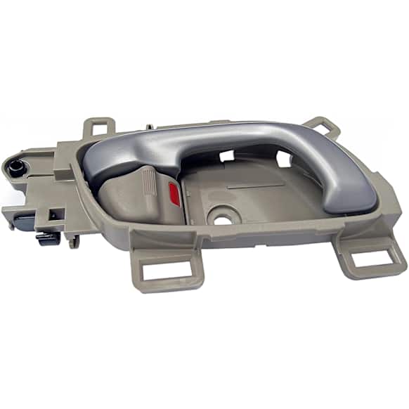 96504 Front Or Rear, Passenger Side Beige bezel with silver lever Interior Door Handle, Without Door Lock Button, Sedan, Help Series