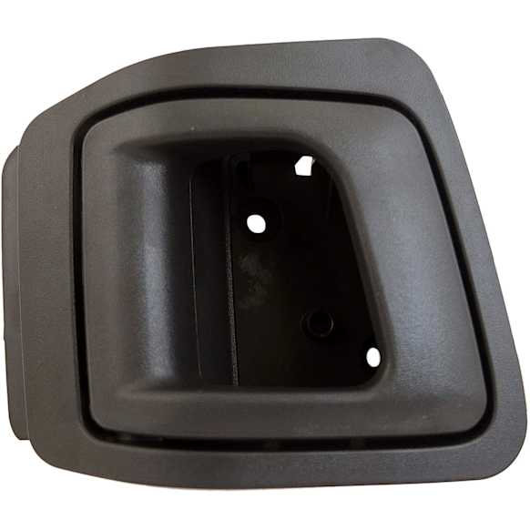 96517 Front, Passenger Side Gray Interior Door Handle, Without Door Lock Button, Help Series