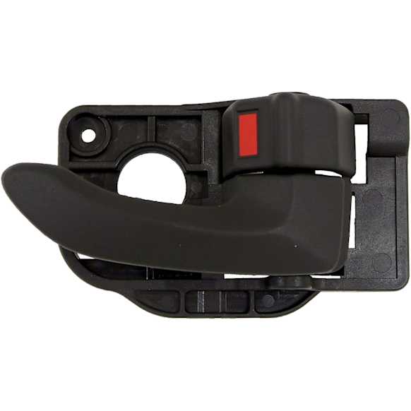 96533 Front Or Rear, Passenger Side Black Interior Door Handle, Without Door Lock Button, Help Series