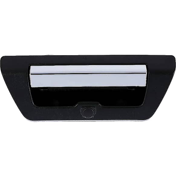 97697 Help Series Tailgate Handle and Bezel, Chrome Lever with Textured Black Bezel