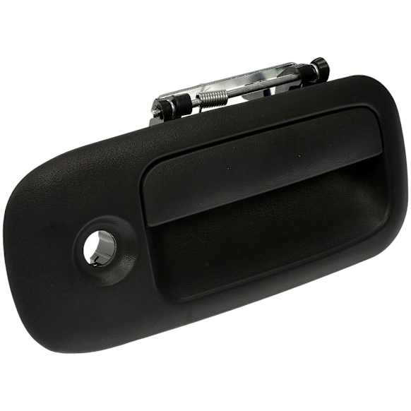 97746 Front, Passenger Side Matte Black Exterior Door Handle, With Key Hole, Help Series