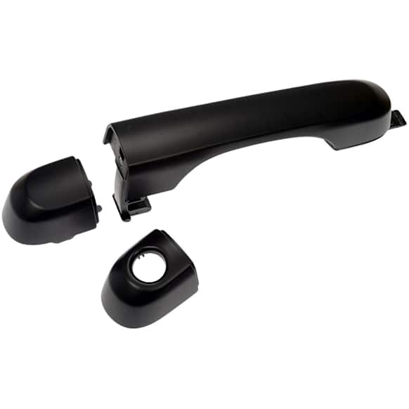 97754 Front, Driver or Passenger Side Black Exterior Door Handle, Without Key Hole, Help Series