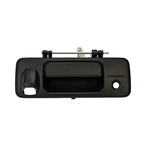 97982 Help Series Tailgate Handle and Bezel, Black Plastic With Camera Hole With Key Hole