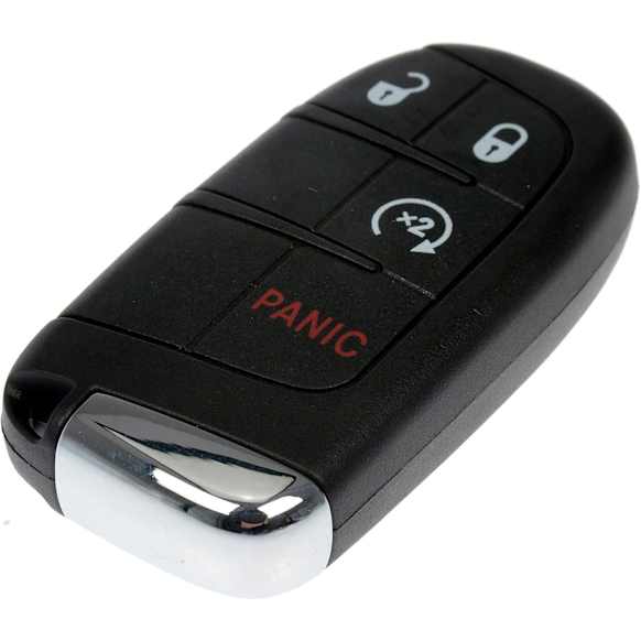 2017 Jeep Renegade - Key Fob, 4 Button, With Remote Start, Transponder Chip: Id 4A (51 Philips Hitag Aes), Oe Fcc Id: M3N-40821302, Sold Individually, OE Solutions Series