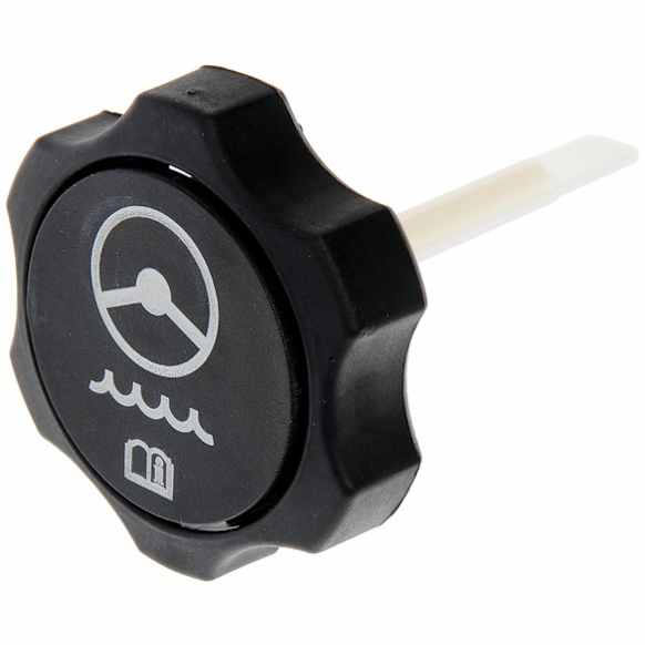 99977 Help Series Power Steering Reservoir Cap - Black, Plastic, Sold Individually