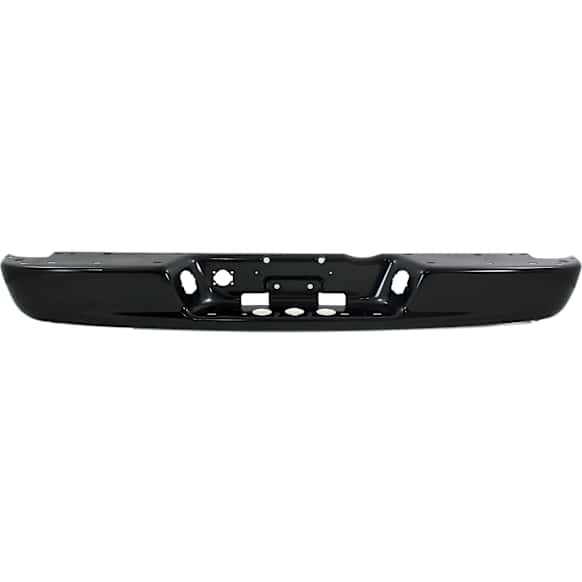 2008 Dodge Ram 1500 - Step Bumper, Powdercoated Black, Face Bar Only; With pad provision, Without mounting bracket(s)