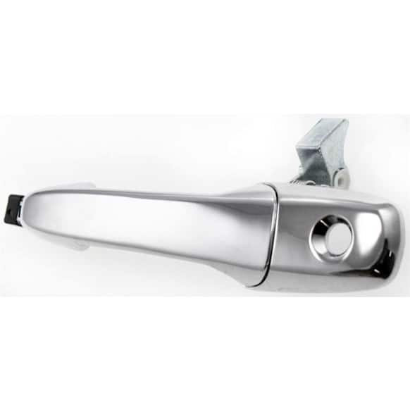 Front, Driver Side Chrome Exterior Door Handle, With Key Hole