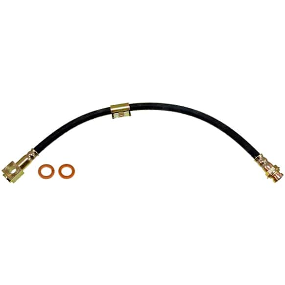 H106343 Front, Driver Side First Stop Series Brake Line, Metal and Rubber