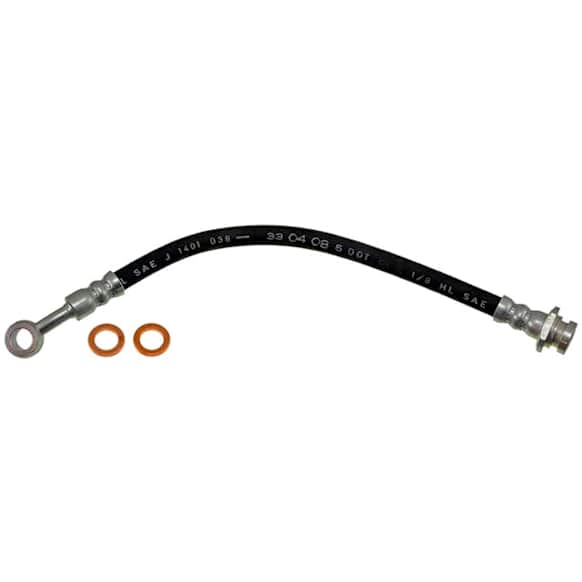 H123789 Front, Driver and Passenger Side First Stop Series Brake Line, Metal and Rubber