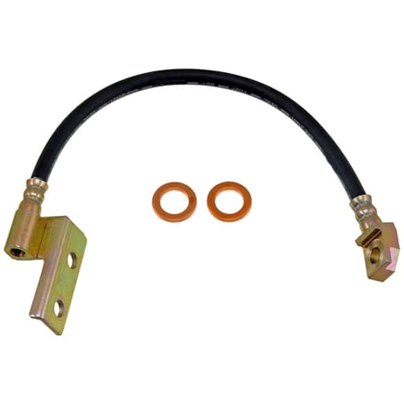 H36620 Front, Driver Side First Stop Series Brake Line, Metal and Rubber