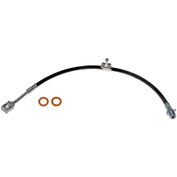 H36957 Front, Passenger Side First Stop Series Brake Line, Metal and Rubber