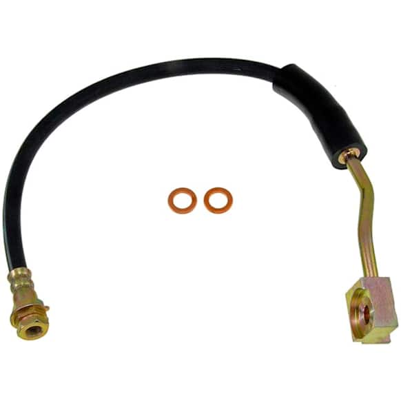 1990 Ford Bronco - Front, Passenger Side Brake Line, Metal and Rubber, First Stop Series