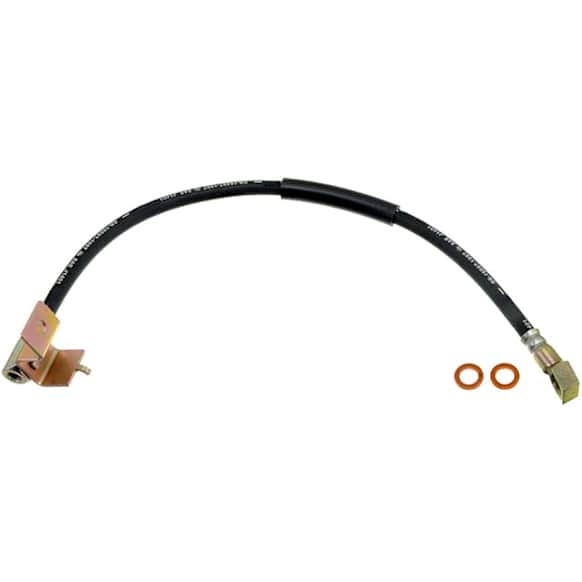 H380340 Front, Passenger Side First Stop Series Brake Line, Metal and Rubber