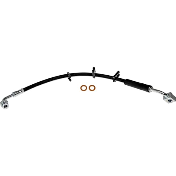 H380387 Front, Passenger Side First Stop Series Brake Line, Metal and Rubber