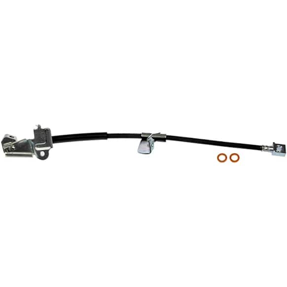H380420 Front, Driver Side First Stop Series Brake Line, Metal and Rubber