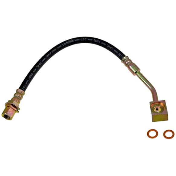 H380521 Front, Driver Side First Stop Series Brake Line, Metal and Rubber