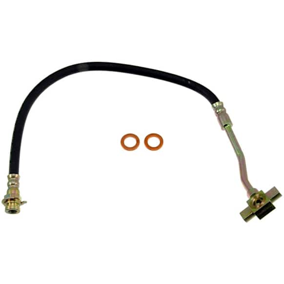 H38059 Front, Driver Side First Stop Series Brake Line, Metal and Rubber