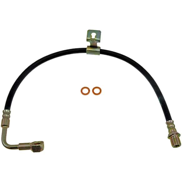 H38066 Front, Driver Side First Stop Series Brake Line, Metal and Rubber