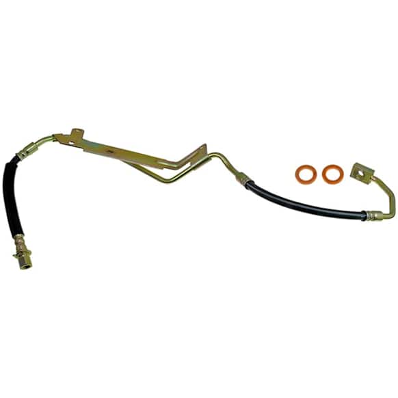 2000 Dodge Durango - Front, Passenger Side Brake Line, RWD, Metal and Rubber, First Stop Series