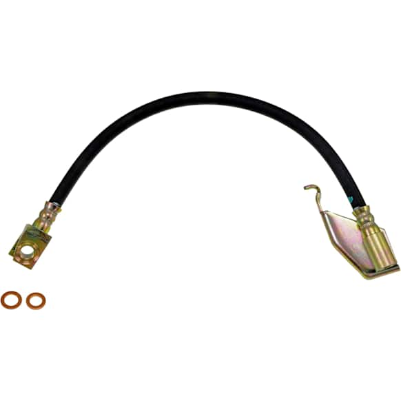H381249 Front, Driver Side First Stop Series Brake Line, Metal and Rubber