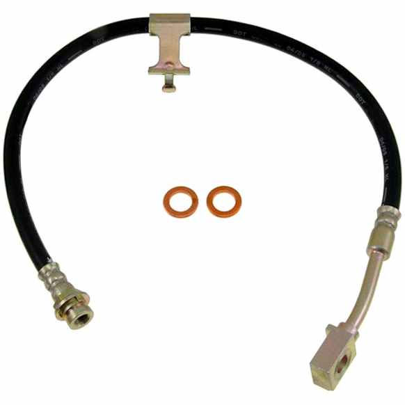 H38167 Front, Passenger Side First Stop Series Brake Line, Metal and Rubber
