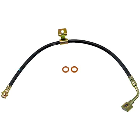 H38183 Front, Passenger Side First Stop Series Brake Line, Metal and Rubber
