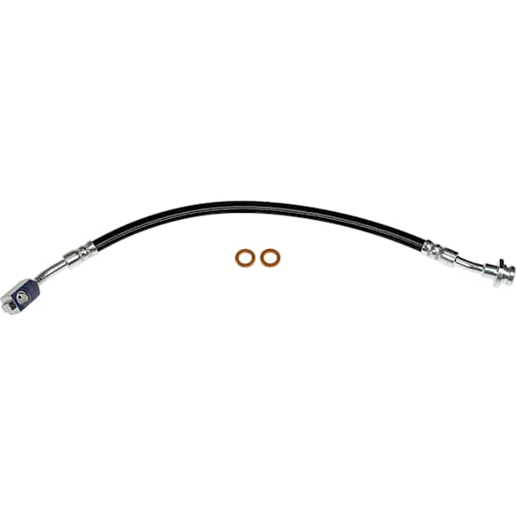 H38554 Front, Driver Side First Stop Series Brake Line, Metal and Rubber