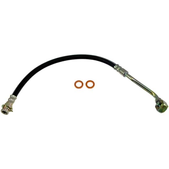 H38588 Front, Driver Side First Stop Series Brake Line, Metal and Rubber