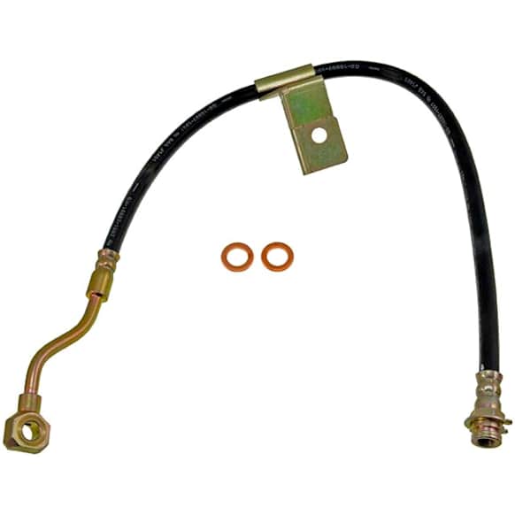 H38622 Front, Driver Side First Stop Series Brake Line, Metal and Rubber