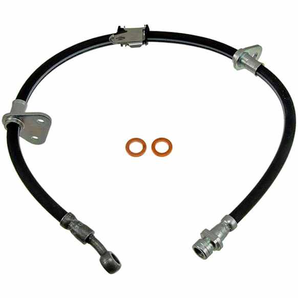 H38710 Front, Passenger Side First Stop Series Brake Line, Metal and Rubber