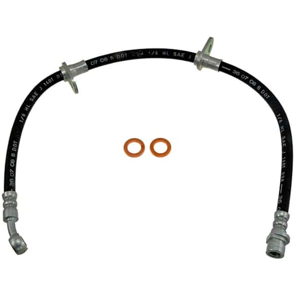 H38731 Rear, Driver and Passenger Side First Stop Series Brake Line, Metal and Rubber