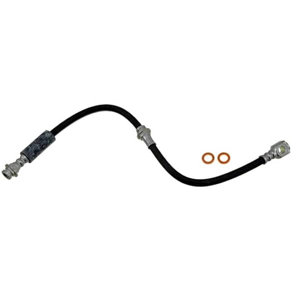 H38852 Front, Passenger Side First Stop Series Brake Line, Metal and Rubber