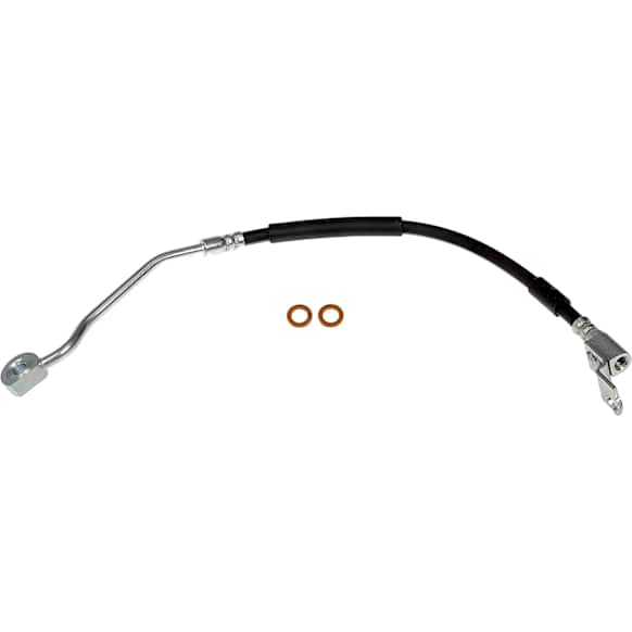 1994 Jeep Wrangler - Front, Passenger Side Brake Line, Non-ABS, With Standard Suspension, EPDM Rubber, First Stop Series