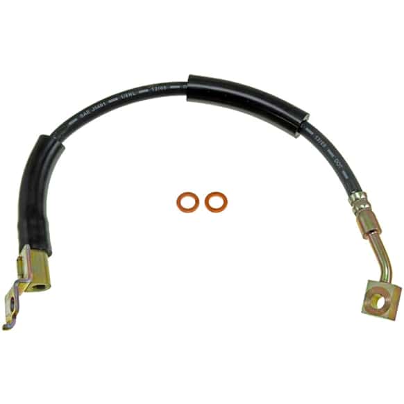 H38895 Front, Driver Side First Stop Series Brake Line, Metal and Rubber