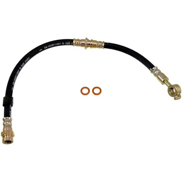 H38969 Front, Driver and Passenger Side First Stop Series Brake Line, Metal and Rubber