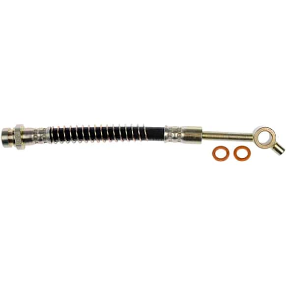 H621378 Rear, Driver and Passenger Side, Outer First Stop Series Brake Line, Metal and Rubber