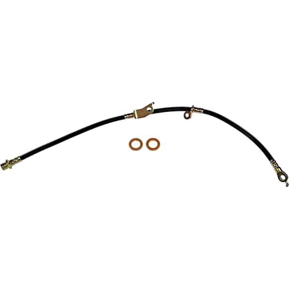 H621417 Front, Passenger Side First Stop Series Brake Line, Metal and Rubber