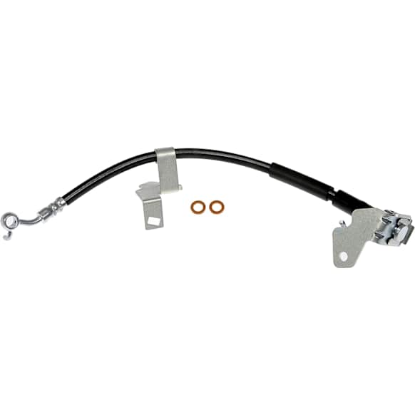 H621468 Front, Passenger Side First Stop Series Brake Line, Metal and Rubber