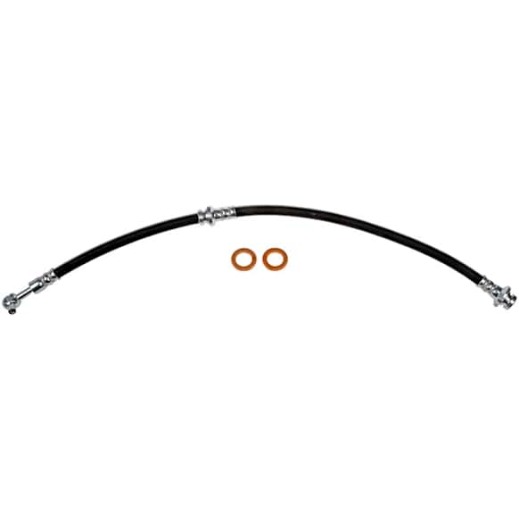 H621544 Front, Driver Side First Stop Series Brake Line, Metal and Rubber