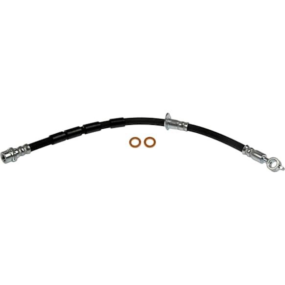 H621599 Front, Passenger Side First Stop Series Brake Line, Metal and Rubber