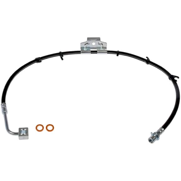 H621997 Front, Passenger Side First Stop Series Brake Line, Metal and Rubber