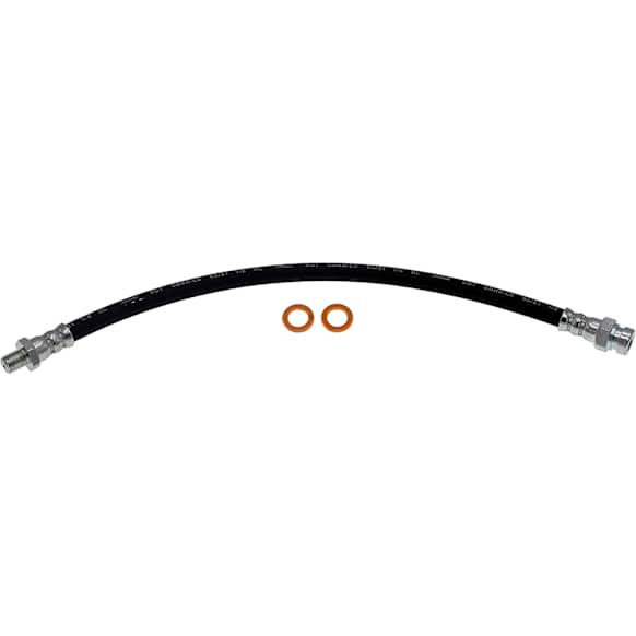 H96499 Front, Driver and Passenger Side First Stop Series Brake Line, Metal and Rubber