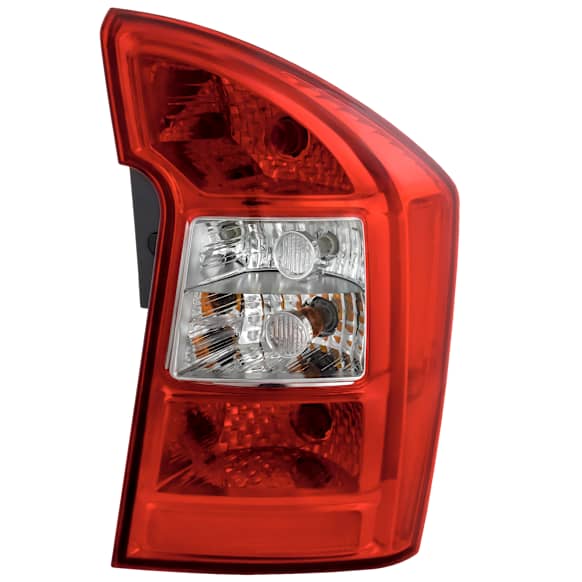 Passenger Side Tail Light, with Bulb, Halogen, Clear and Red Lens