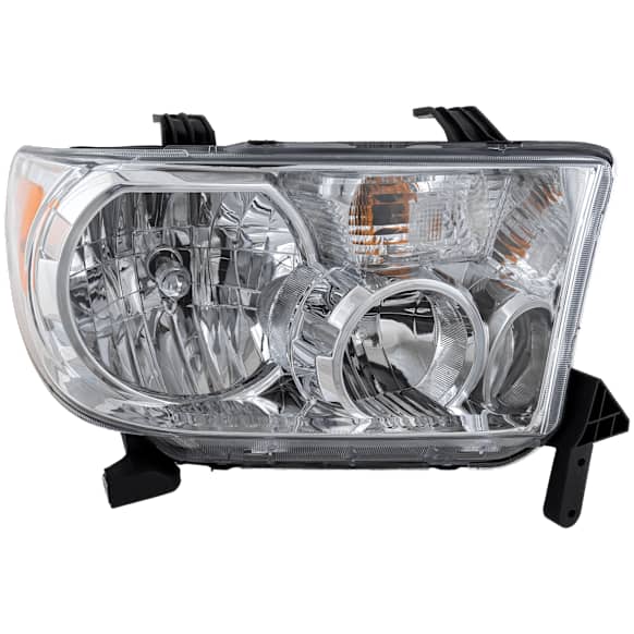Passenger Side Headlight, with Bulb, Halogen, Clear Lens, without leveling system