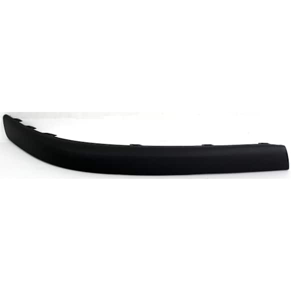 Front, Passenger Side, Outer Bumper Trim, Black, Side Bumper Molding