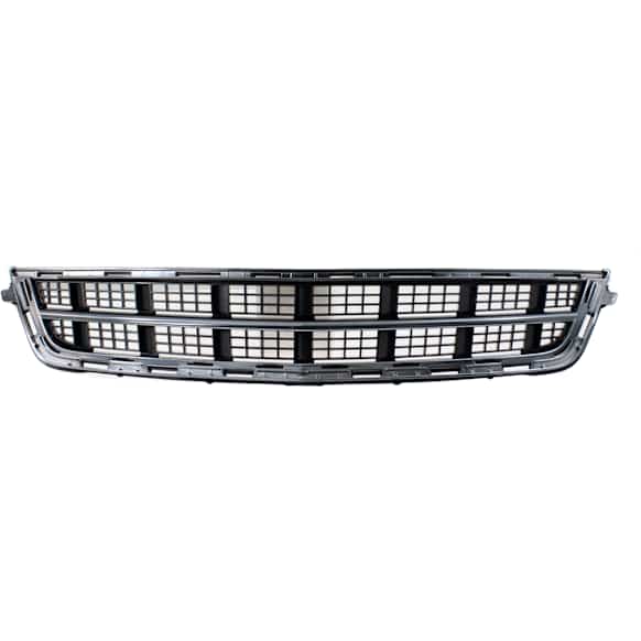 2013 Cadillac ATS - Front, Center Bumper Grille, For Models With Park Assist System, Black