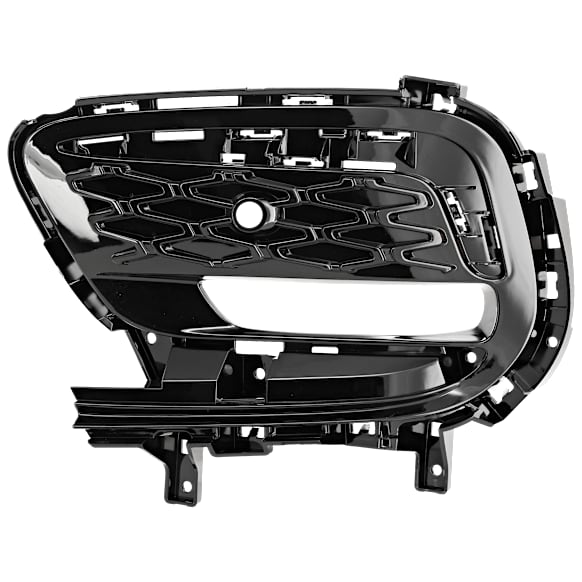 Front, Driver Side Fog Light Cover, Black