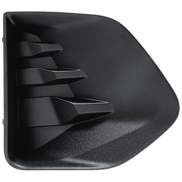 Front, Passenger Side Fog Light Cover, Textured Black