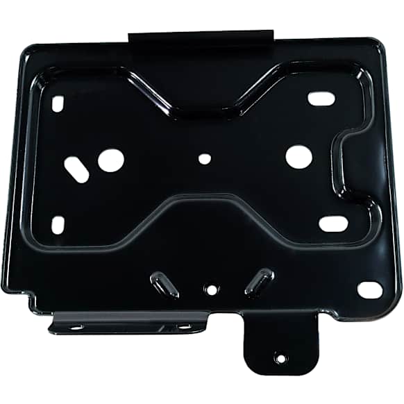 Battery Tray, Black, Steel, Auxiliary